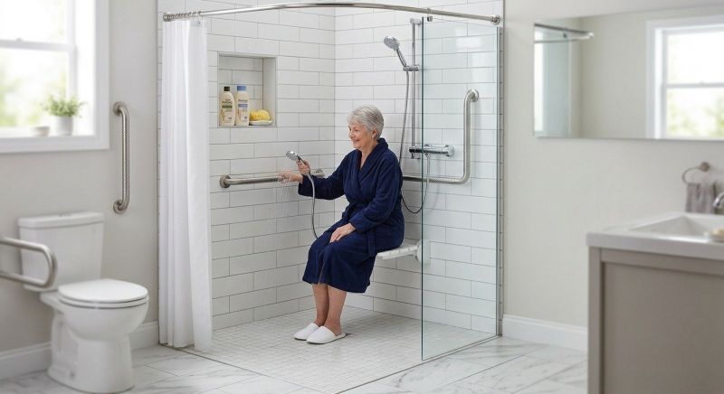 Senior Shower Installation in Clearwater, FL