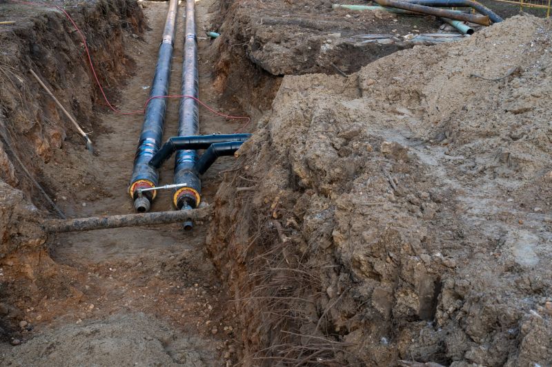 Completed Underground Pipe System